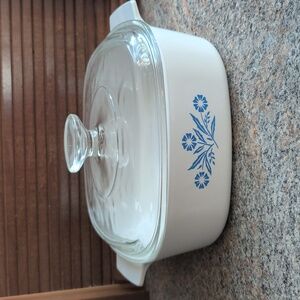 Vintage Corning Ware Cornflower Blue 2 Quart Casserole Dish with Lid A-2-B